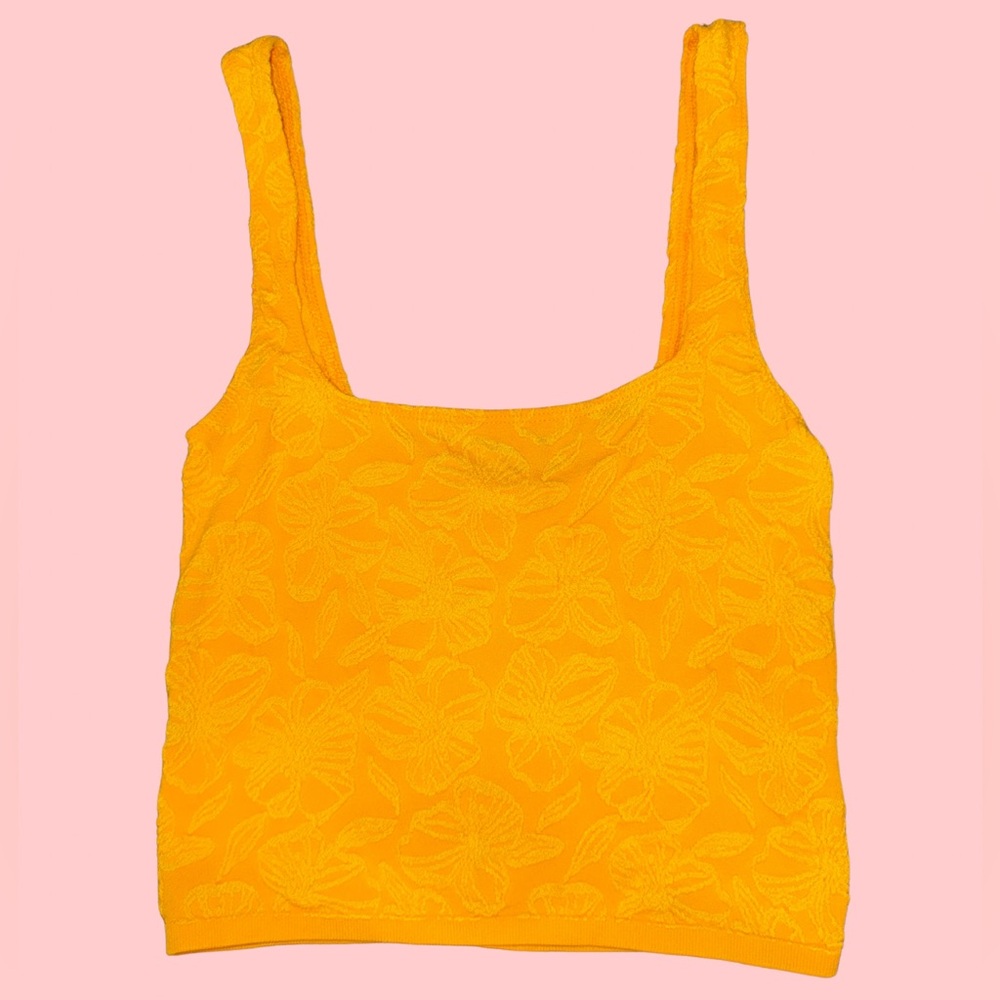 Anthropologie Yellow Tank